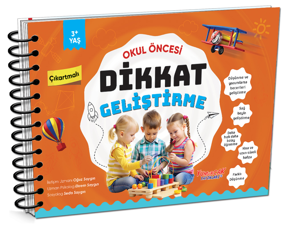 Dikkat Geliştirme 3 Yaş Kitabı