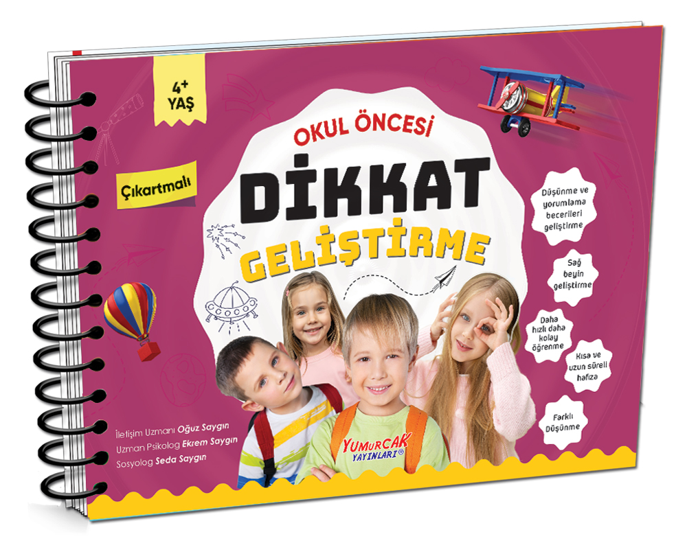 Dikkat Geliştirme 4 Yaş Kitabı