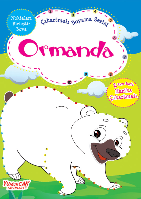 Çıkartmalı Boyama Serisi – Ormanda
