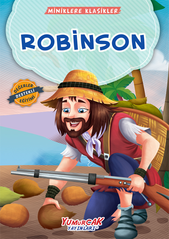 Robinson Miniklere Klasikler Hikaye Kitabı