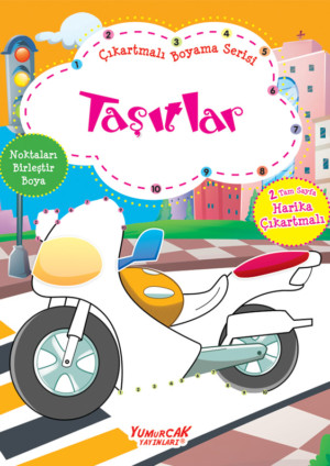Çıkartmalı Boyama Serisi - Taşıtlar