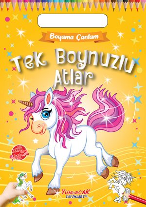 Boyama Çantam - Tek Boynuzlu Atlar