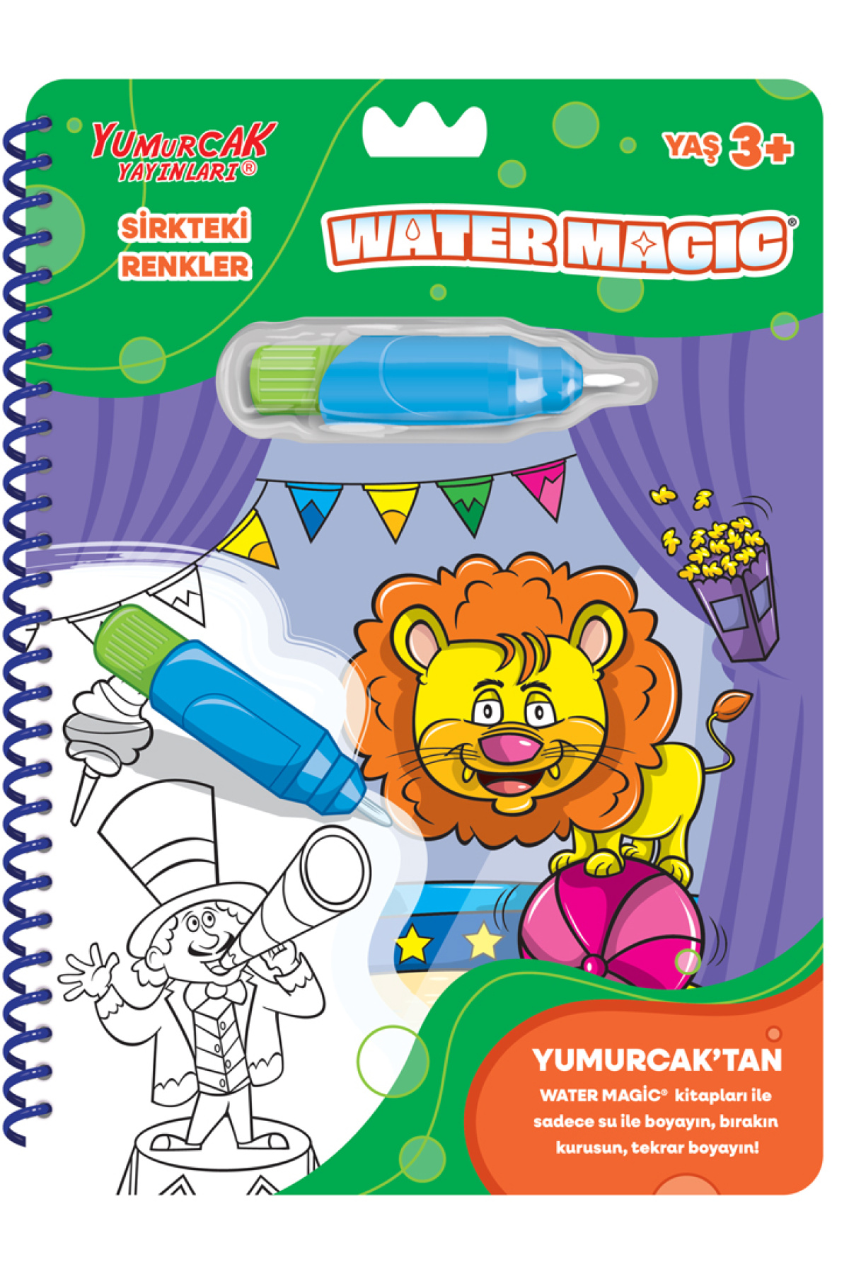 Yeni Water Magic - Sirkteki Renkler (Özel Kalemli Boya Kit.)