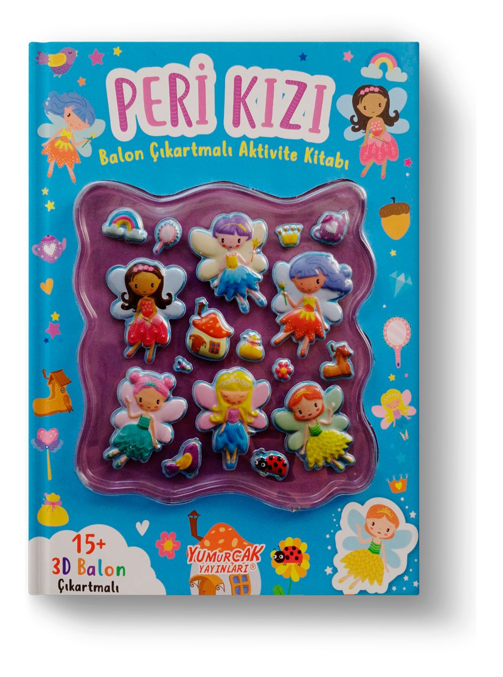 Peri Kızı Balon Çıkartmalı Aktivite Kitabı