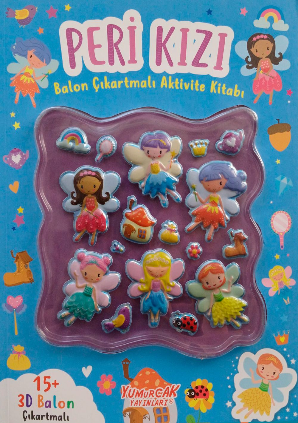 Peri Kızı Balon Çıkartmalı Aktivite Kitabı - Görsel 2