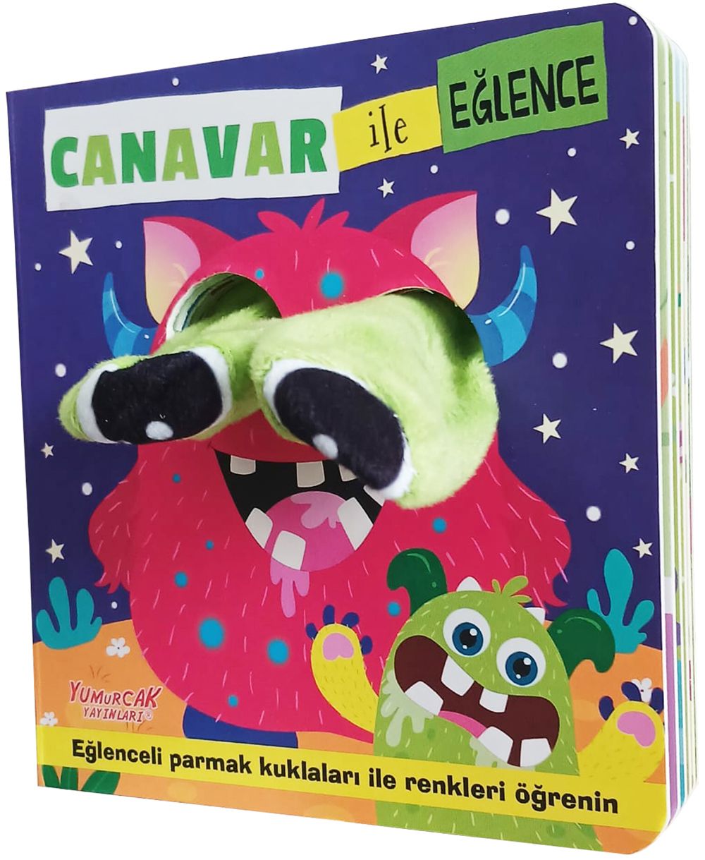 Canavar ile Eğlence - Parmak Kuklalı - Görsel 2