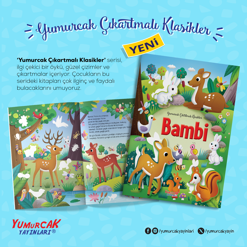 Bambi - Çıkartmalı Klasikler - Görsel 2